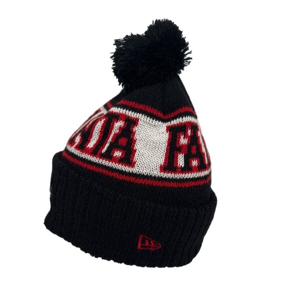 New Era NFL Atlanta Falcons On Field Removeable Pom Beanie Football Athleisure - Picture 6 of 8